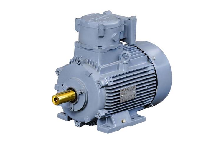 Flameproof motor for gas groups